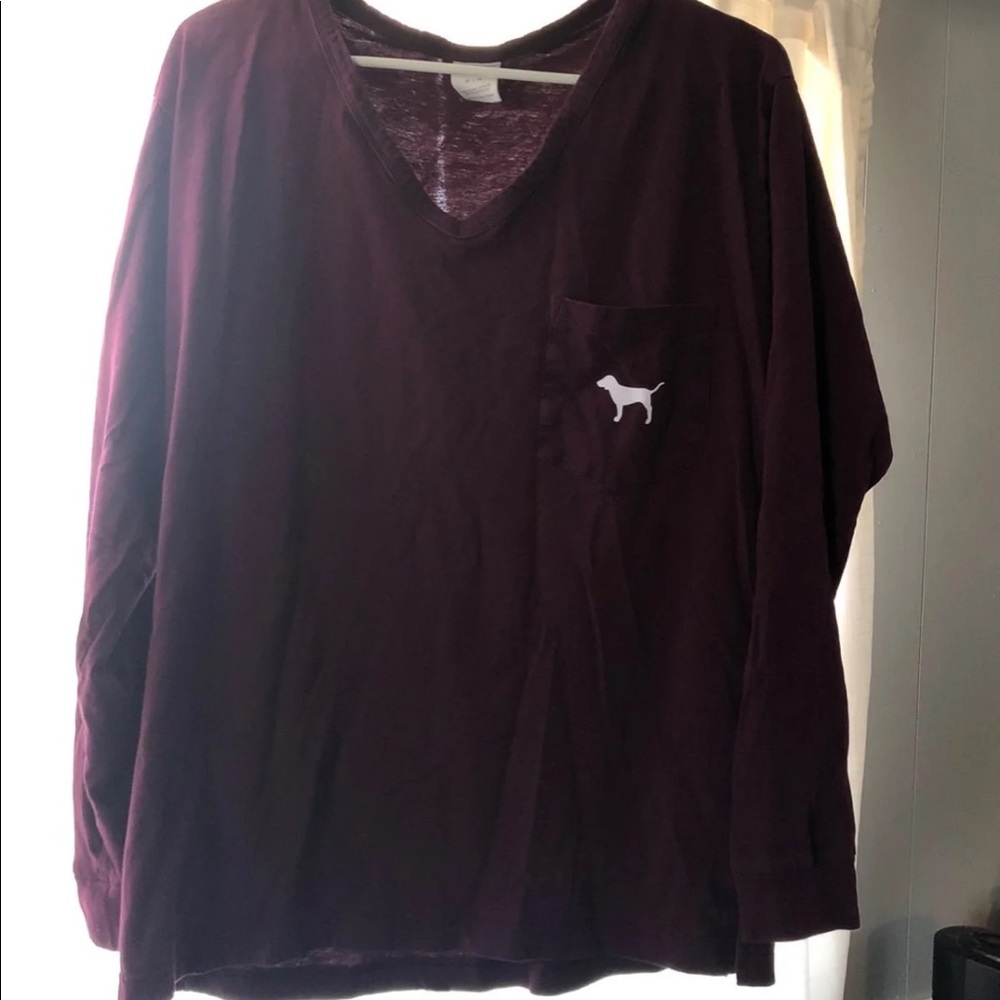 PINK long sleeve Tee